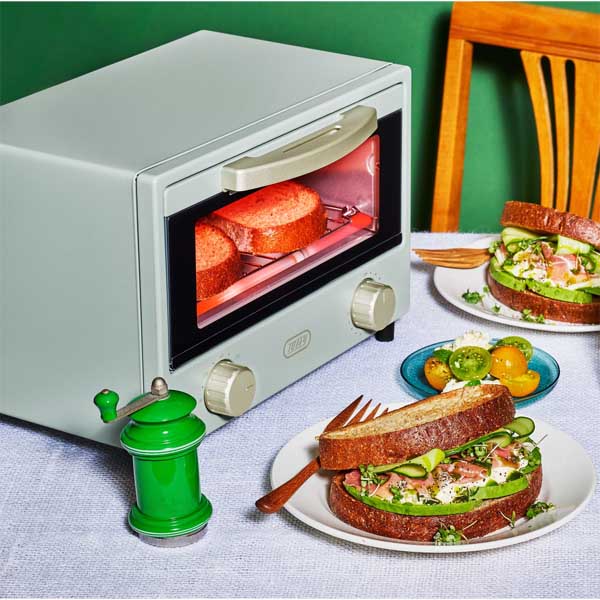 Toffy 遠赤ヒーターオーブントースター スモーキーリーフ