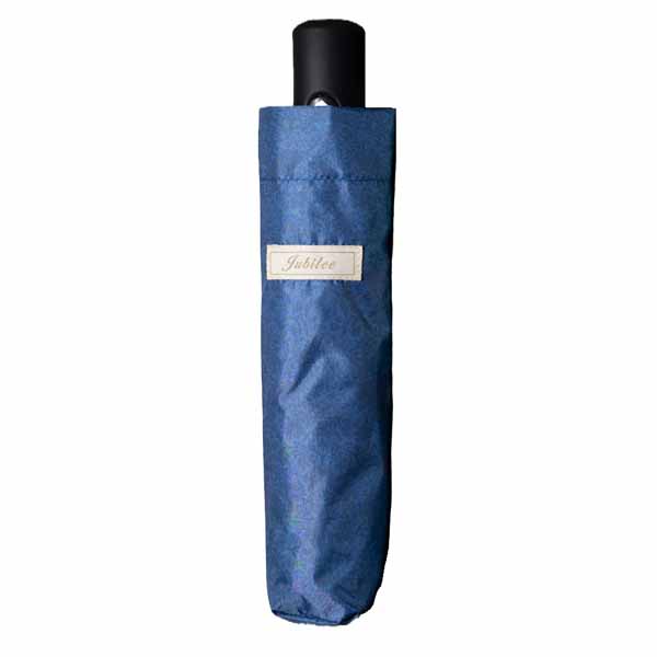 モリス 晴雨兼用自動開閉折りたたみ日傘 いちご泥棒(ネイビー)