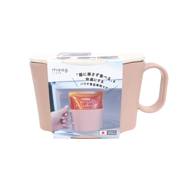 ｍａａｇ． パウチ総菜専用ミールマグ　ピンク
